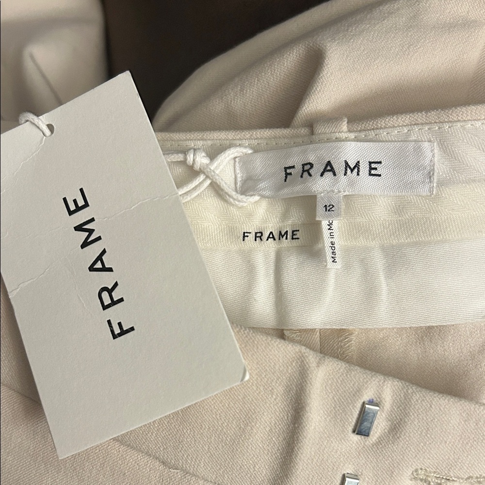 Frame Crop Palazzo Trousers - Picture 3 of 4